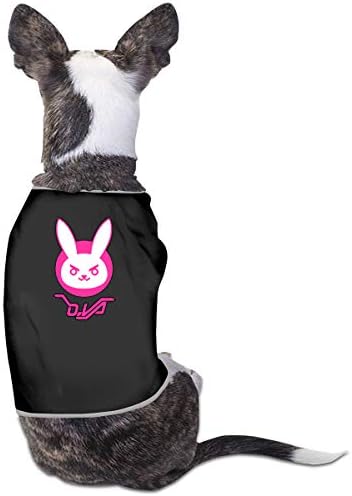 POOP LOOL Dog Clothes Overwatch Dva Bunny Soft Dog Shirt Tank Top