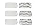 Fette Filter - Steam Mop Refill Pads Compatible with Bissell 1252 1606670 1543 1652 1132M 1530 11326 Symphony Hard Floor Vacuum Steam Cleaner Series (6-Pack)