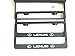 MAX WHOLESALE Stainless Steel License Plate Frame Rust Free With Bolt Caps For Lexus Cover (2-Black)