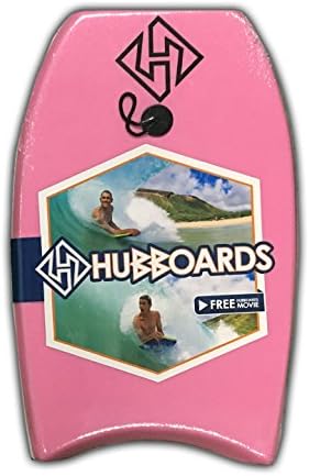 Hubblite Mini Surfer - Beginner, Intermediate, Expert Super Lightweight Premium - Ideal for Kids and Adults - with Adjustable Leash