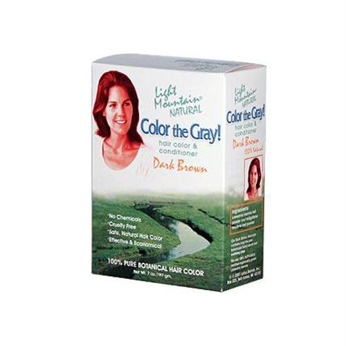 Light Mountain Color The Gray Dark Brown - 7 fl oz