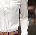 Aro Lora Women's Long Sleeve Lotus Ruffled Casual Shirt Blouse XX-Large White