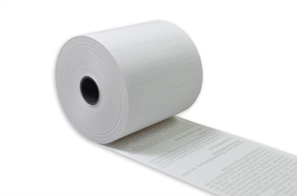 EC Thermal Paper Rolls with SEPA Debit Text, 57 mm x 18 m x 12 mm Roll Diameter 39 mm Pack of 50