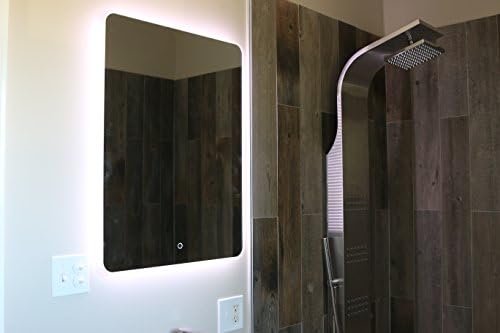 Windbay Backlit Led Light Bathroom Vanity Sink Mirror. Illuminated Mirror. (19")