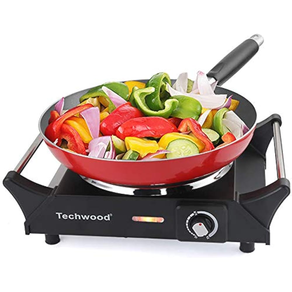 Hot Plate Electric Single Burner Portable Burner, 1500W With Adjustable
