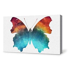 Wall26-Canvas Wall Art-Beautiful Butterfly-Giclee Painting Wall Art for Bedroom Living Room Home Decoration - 12x18 inches