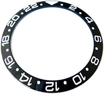 Ceramic Black/Silver Insert for GMT II 116710-1