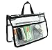 Q Girl Cosmetic Purse Make-up Organizer | Clear PVC w/Zippers