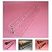 ABC® 10 PCS Brush Storange PlaceOrganizer Clear Acrylic 10 Lattices Cosmetic Display Shelf (Clear)