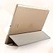 Furivy Slim Smart Magnetic Silk Leather Case Cover for Apple iPad Mini / iPad Mini 2 / iPad Mini 3 Gold