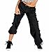 Natalie Dancewear Adult Unisex Cargo Pants with Drawstring Waist BP104BLKS Black Small