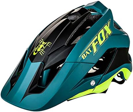 mnoMINI BATFOX Lightweight Breathable MTB Cycling Bicycle Outdoor Sports Safety Helmet Helmet Cycling Helmet Lightweight Mountain Bike Helmet Adjustable Cycling Helmet Adult Men