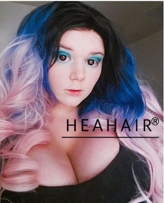  ombre pink hair 