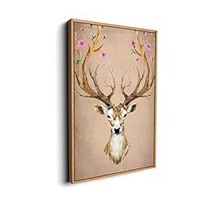 Canvas Wall Art for Living Room, Bedroom Animal Portrait Framed Canvas Prints for Home Decoration Ready to Hang - 16x24 inches