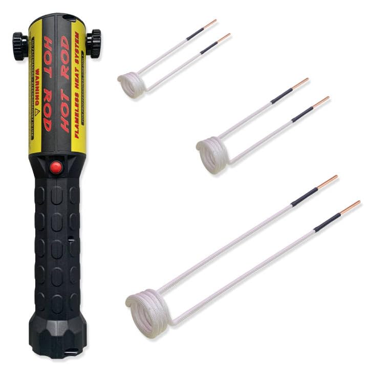 LiveGo Flameless Handheld Induction Heater Kit 1000W Magnetic Tool with 3 Coils, Buster Heat Induction Tool Automotive Bolt Heater for Rusty Screw Removing