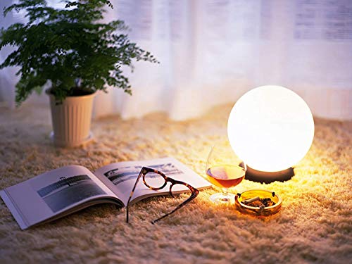 VR-robot Bluetooth LED Night light, Multicolor Smart Silicone Mushroom Touch Lamp,TF Card, Play Music,Phone Calls. Great for nightstand, Babies Room, Camping, Boating, Yoga Usage, App Control(White)