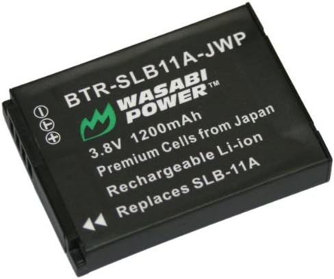Kinamax 1200mAh SLB-11A Replacement Battery for Samsung CL65, CL80, HZ25W, HZ30W, HZ35W, HZ50W, ST1000, ST5000, ST5500 - Premium Japanese Cells