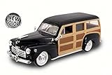 Road Signature 1948 Ford Woody, Black 94251 - 1/43 Scale Diecast Model Toy Car