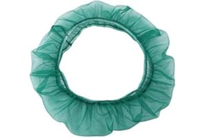 TIANRUOXIAOKE Universal Bird Cage Seed Catcher Seeds Guard Parrot Mesh Net Cover Stretchy Shell Skirt Traps Cage Basket Soft Airy Parrot Cage Skirt (S,Green)