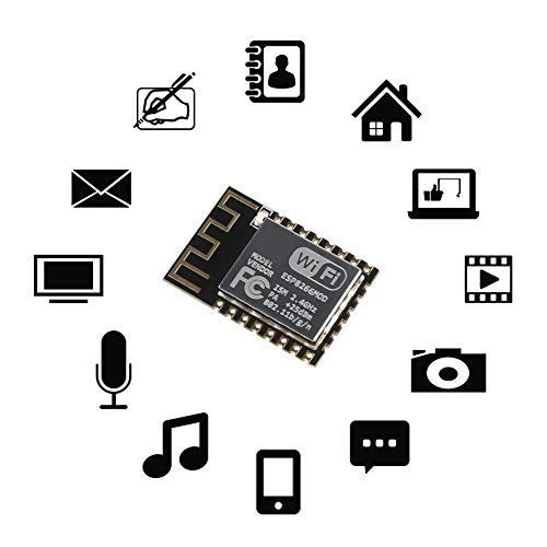 2pcs ESP8266 ESP-12F Serial WiFi Model for Arduino Wireless Transceiver Remote Port Network Development Board (ESP-12F)