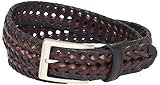 Dockers Men's 1 1/4 in. Braided Belt, Black, 44
