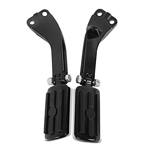 Craftride Passenger footpegs with supports for Harley Dyna Low Rider S