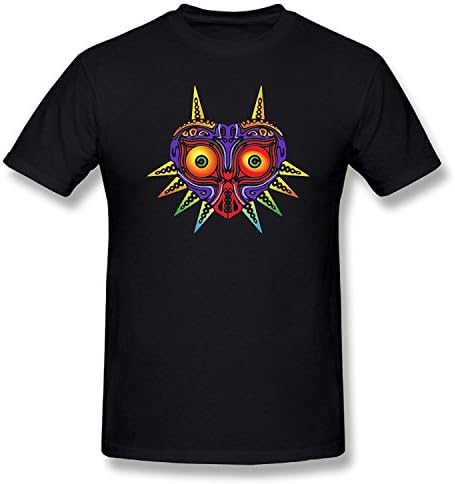SEagleo Men's Majora Mask Owl The Legend Of Zelda T-shirt Black Large