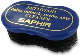 SAPHIR Nubuck Velvet Suede Cleaning Sponge, Neutral, 1 Unité (Lot de 1)