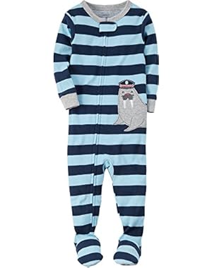 Carters Baby Boys Striped Walrus Sleep & Play