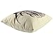 Luxbon - Brown Rhino Rhinoceros Cotton Linen Sofa Chair Seat Throw Pillow Case Cushion Cover 18 x 18