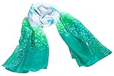 Jemis Women' S Christmas Snow Silk Scarf 50*150cm