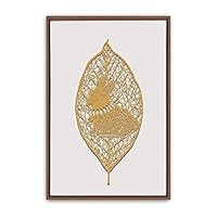 Framed Canvas Wall Art Leaf Canvas Prints Home Artwork Decoration for Living Room,Bedroom - 16x24 inches