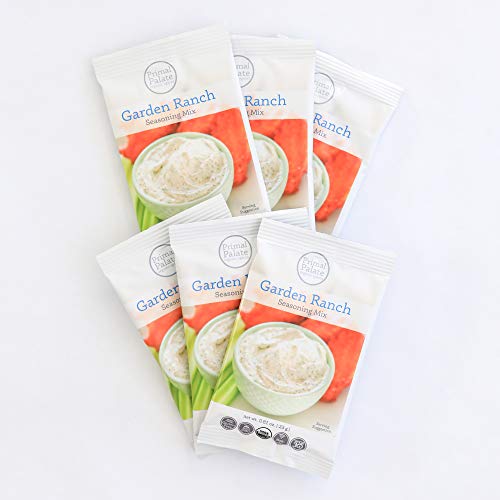 Primal Palate Certified Organic Garden Ranch Seasoning Mix 0.81 oz (10 packets)
