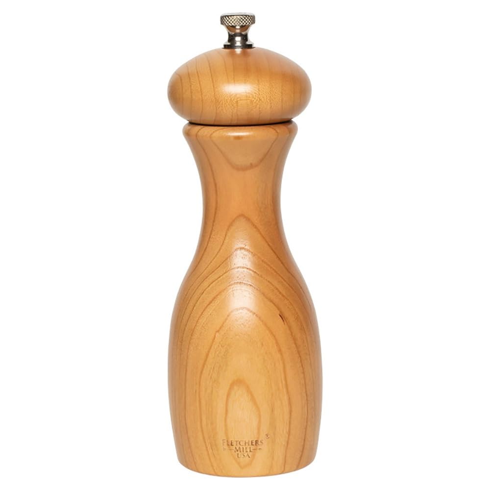 Fletchers' Mill Marsala Collection Pepper Mill, Cherry - 7 Inch, Adjustable Coarseness Fine to Coarse, Made in U.S.A. โ image 1