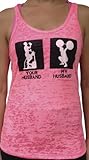 SoRock Women's My Husband Your Huband Burnout Tank Top