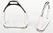 Pro Rider Horse Saddle English Stirrups Riding Flex Fillis Irons Double Jointed 51112WHthumb 1