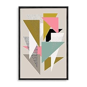 Quality Creation Delightful Portrait Framed for Living Room Bedroom Abstract Flowers for