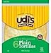 Udi's Gluten Free 9” Plain Tortillas 6 in Each pack(2pk)