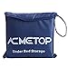 ACMETOP Ultra Large Under Bed Storage for Clothes, Blanket, Comforters, Linen, Shoes, Household Under-Bed & Closet Organizer – Durable & Reusable (2-Pack, Navy)