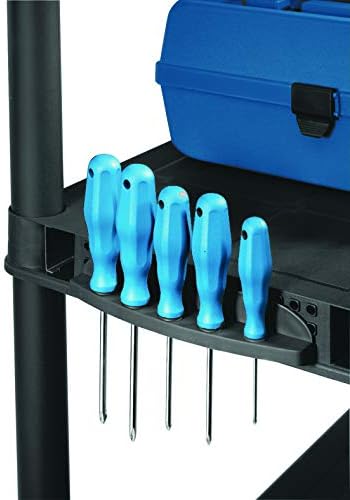 ABM Ltd - Etagere Resin 5 Shelf Wide 187x120x40 cm Black, 120 x 40 x 187 cm - Image 5