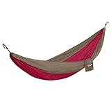 ENO Eagles Nest Outfitters - DoubleNest Hammock with Insect Shield Treatment, Khaki/Maroon