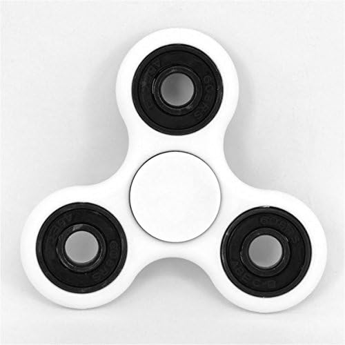 Fidget Spinner so it's easier for Smaller Hands - Tri-Spinner Clasic Version High Speed Bearings (White) Focus Toy