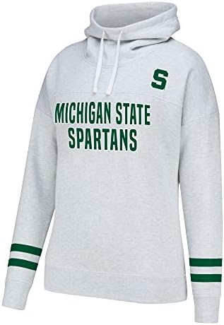 J America NCAA Women's School Spirit Cowl Neck Fleece Sweatshirt