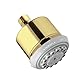 hansgrohe Clubmaster 4-inch Easy Clean Easy Install Showerhead Modern 3-Spray Full, Pulsating Massage, Soft spray with QuickClean in Polished Brass, 28496931