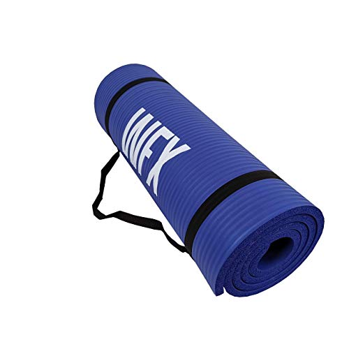 World-Fitness-Fitnessmatte-Yogamatte-Yamuna-183-x-61-x-15-cm-inkl-Tragegurt-rutschfest-robust-Gymnastikmatte-ideal-fuer-Yoga-Pilates-Workout-Outdoor-Gym-Home