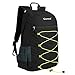 Gonex 25L Lightweight Packable Backpack Handy Foldable Shoulder Bag Daypack(Black)