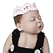 Kalevel Cute Newborn Infant Baby Girl Boy Crochet Baby Hats Knit Crown Hat Photograph Props (Pink)