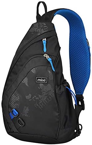 Hanke Sling Chest Bag Shoulder Backpack Crossbody Bag Daypack for School Cycling Hiking Camping Sport Travel