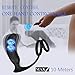 Anal Sex Toys Prostate Massager -Feelingirl Male Vibrators Penis Ring 9-Vibration Mode Wireless Remote Control Vibrator Rechargeable Waterproof P-spot Vibrating for Men and Couples.