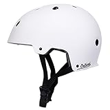 Critical Cycles Classic Commuter Bike/Skate/Multi-Sport CM-2 Helmet with 10 Vents, Matte White, Medium: 55-59 cm / 21.75